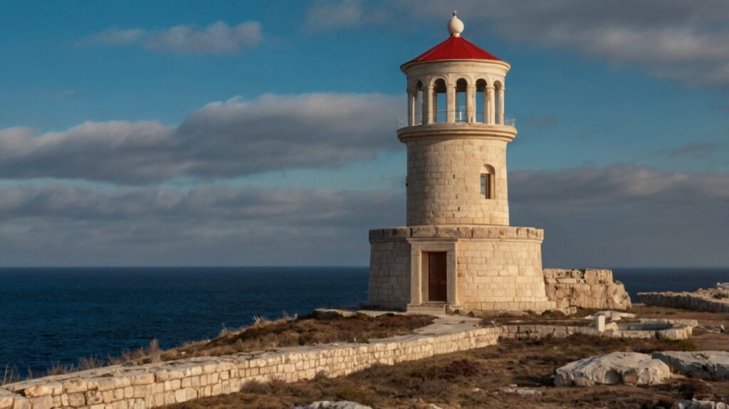 Chersonesos Lighthouse Reserve (Sevastopol) in February