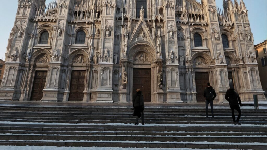 The Duomo Cathedral is the symbol of Milan On